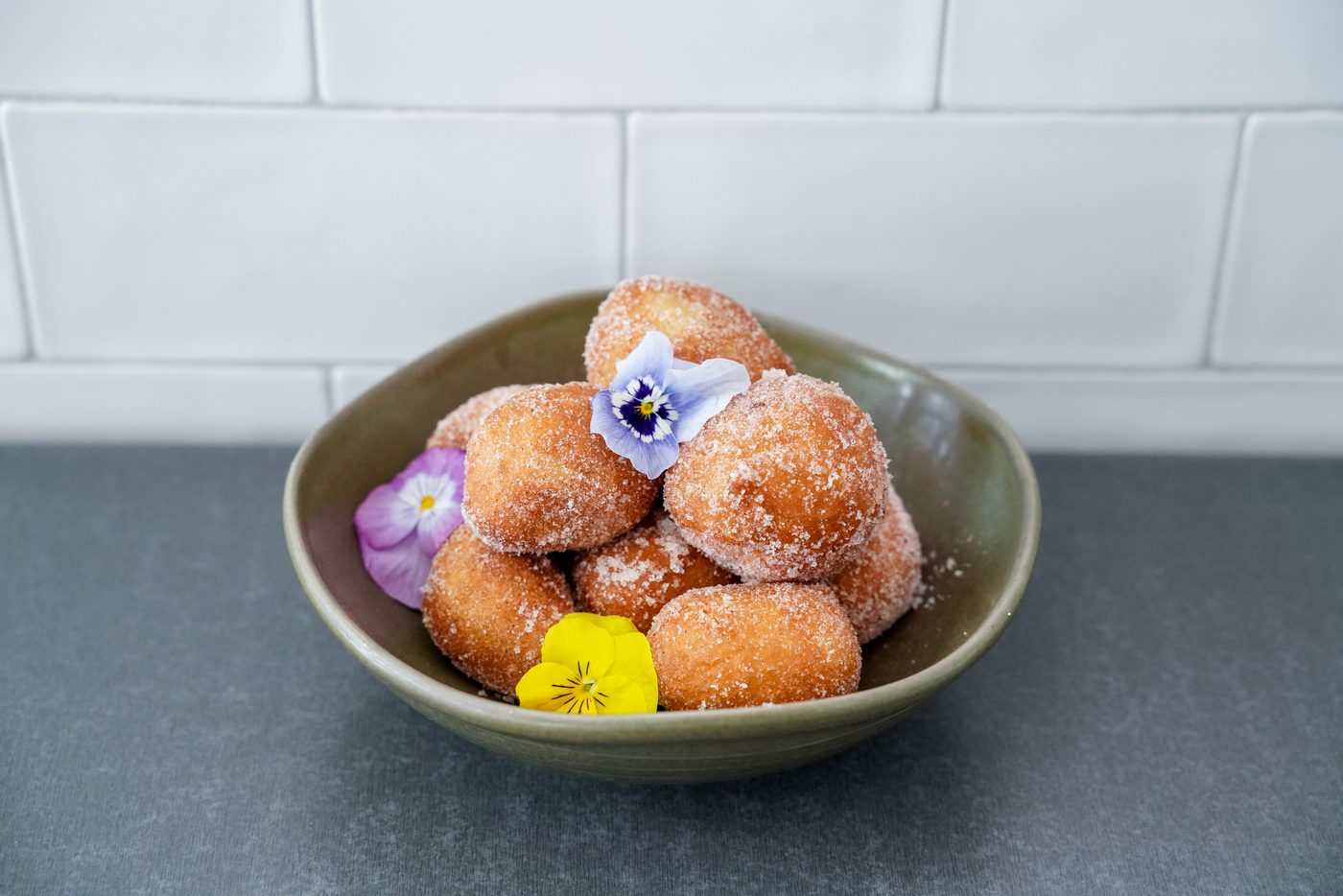 Loukoumades — Greek honey doughnuts