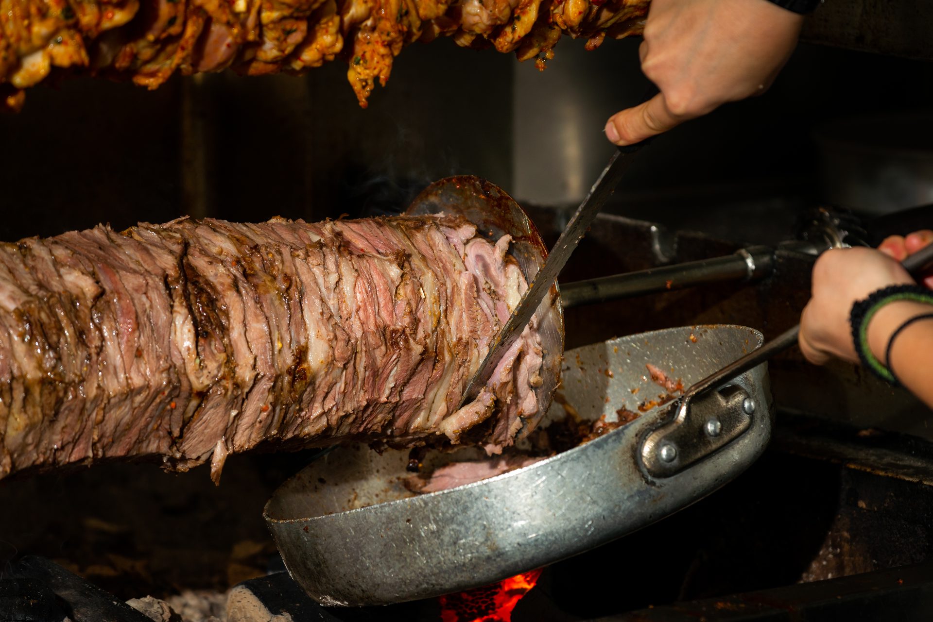 Authentic charcoal grilled Greek gyros at Yassas — Greek restaurant Melbourne with 4 venues across Southbank, Docklands, Eastland and Craigieburn